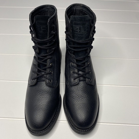 Ariat 4LR. Black Leather Boots Women Lace Up Size 6C - Picture 1 of 16